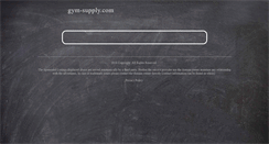 Desktop Screenshot of gym-supply.com