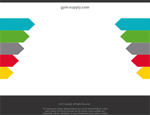 Tablet Screenshot of gym-supply.com